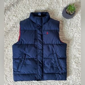 Polo Ralph Lauren Navy Blue Down Filled Puffer Vest for kid  size 5